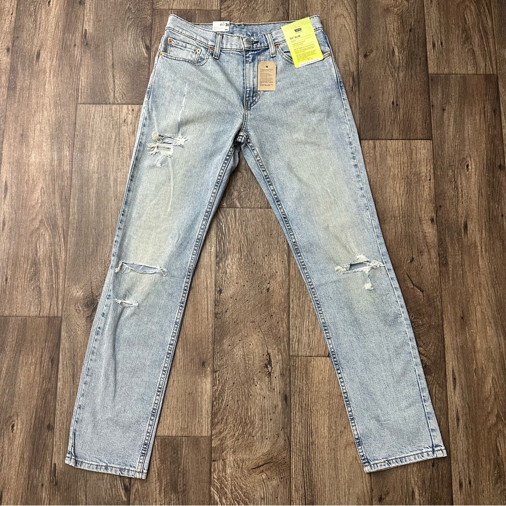 Levi’s 511 Slim Stretch Eco Performance Blue Denim Jeans Men’s Size 30x32